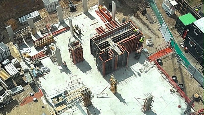 Foundation works new housing St Paul's Cray
