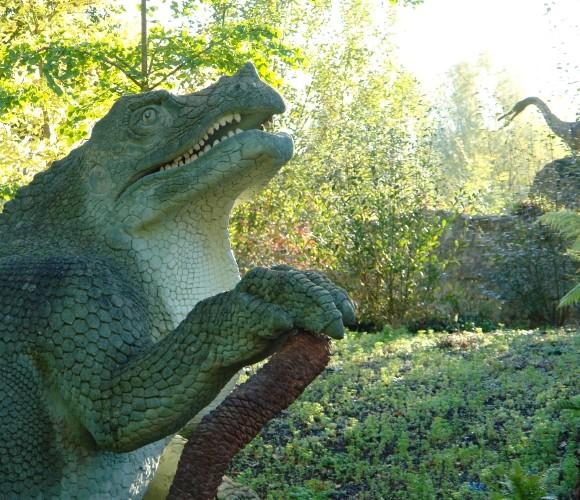Dinosaur in Crystal Palace Park.