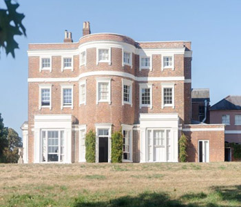 Outside image of the Kevington Hall building and private grounds.