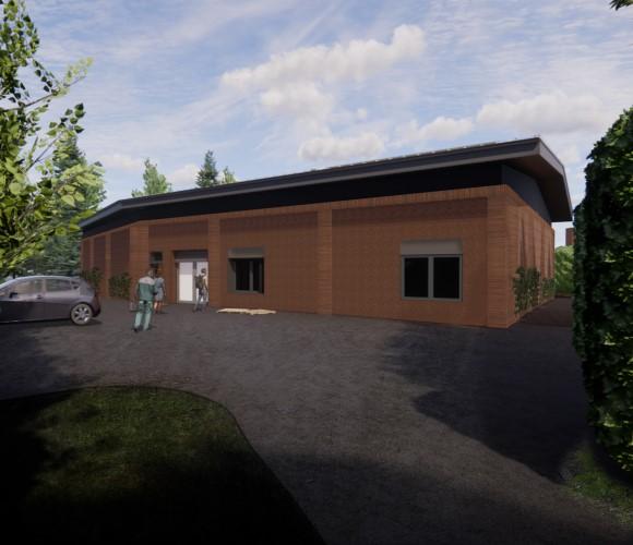 Concept art for the New Central Library Museum and Archive store.