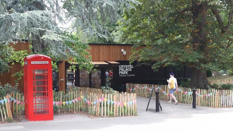 Photo of the exterior of the Crystal Palace Park Visitor Centre.