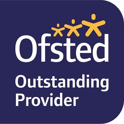 Ofsted Outstanding Provider logo.