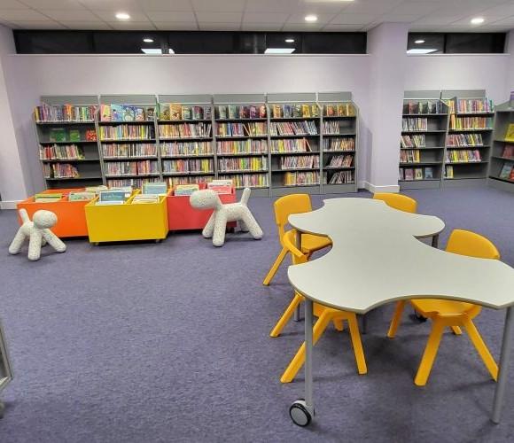 The children’s library area inside the newly refurbished Orpington Library.