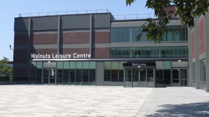 Front facing photo of the Walnuts Leisure Centre